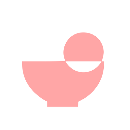 Matcha Bowl Egg Logo #ffa6a6