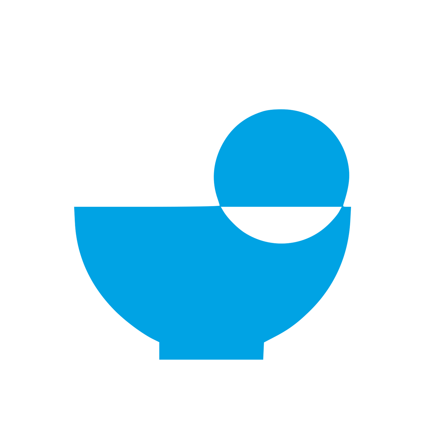 Matcha Bowl Egg Logo #00a3e4