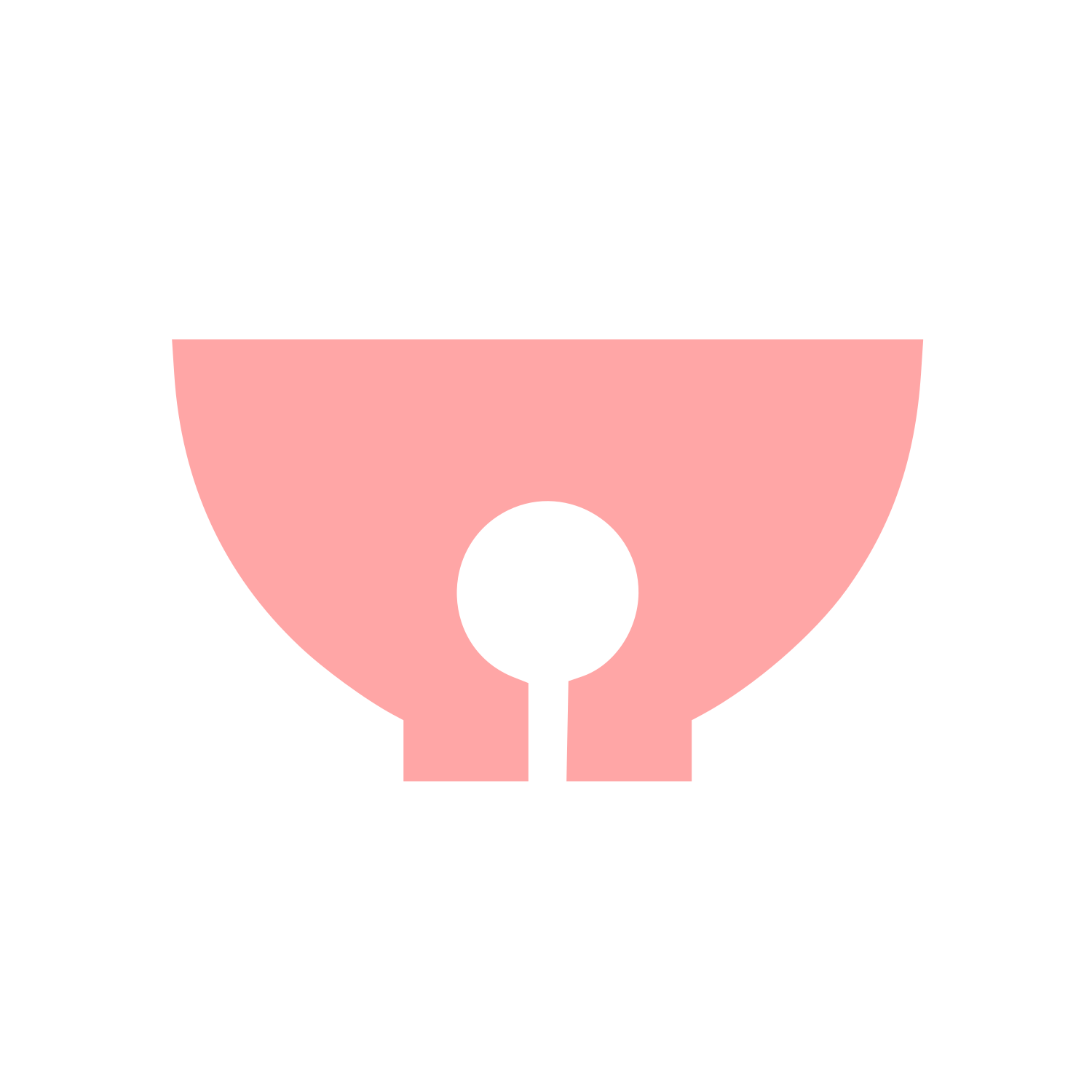 Matcha Bowl Keyhole Logo #ffa6a6