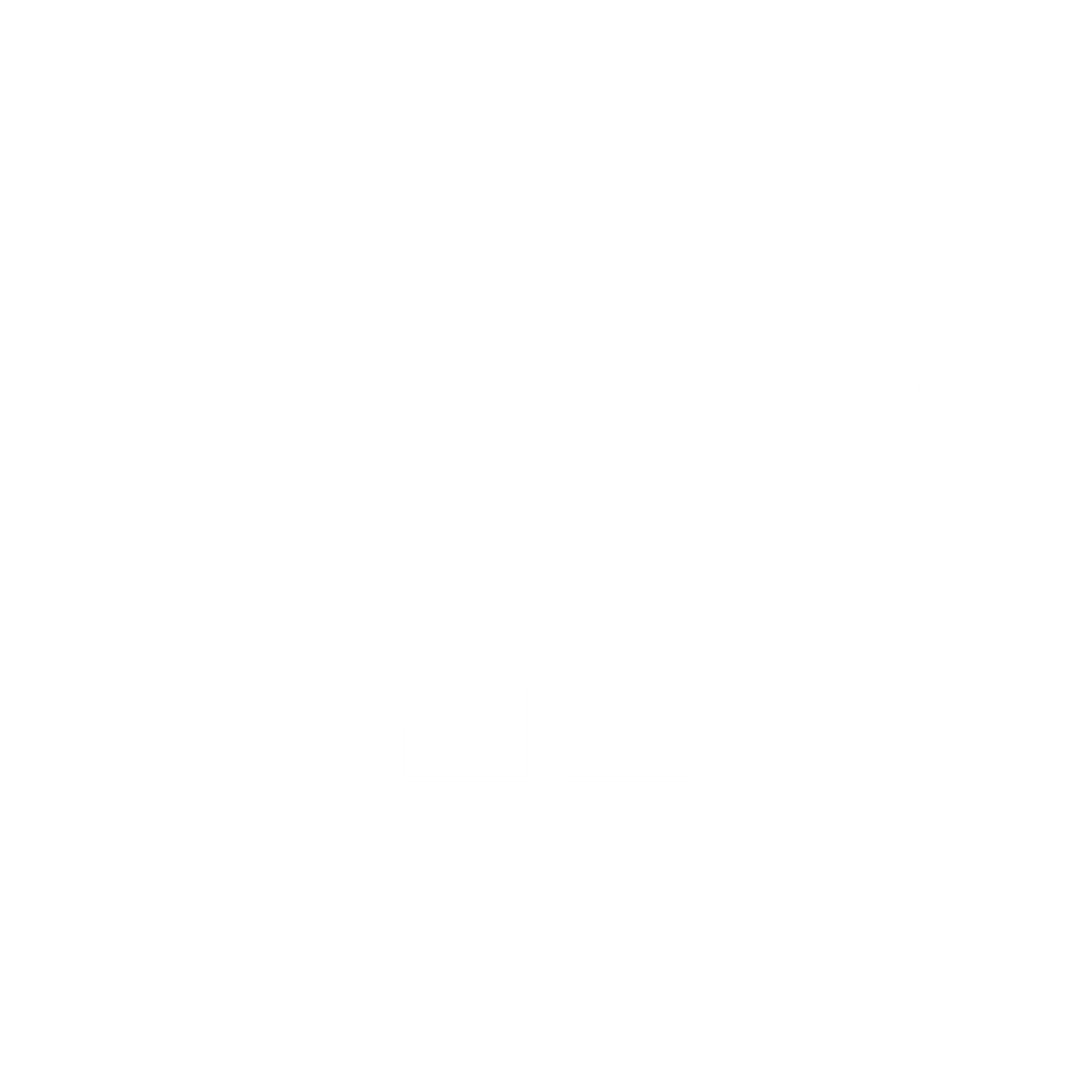 Matcha Bowl Keyhole Logo #ffffff