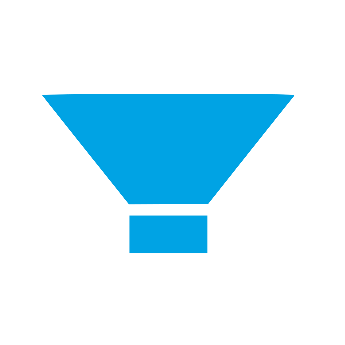 Matcha Bowl Funnel Logo #00a3e4