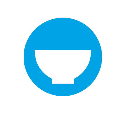 Matcha Bowl Circle Logo #00a3e4