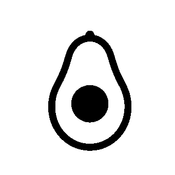 Avocado Pictogram Logo