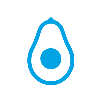 Avocado Pictogram Logo #00a3e4