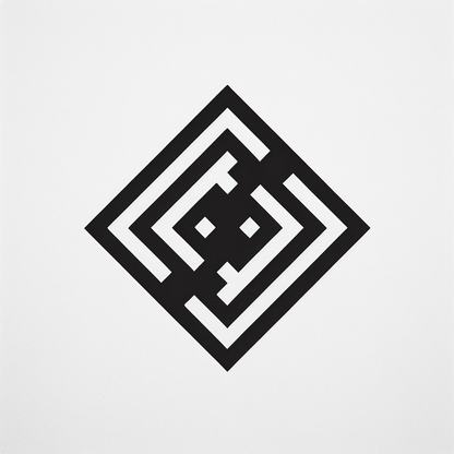 Interlocking Maze Pattern Logo