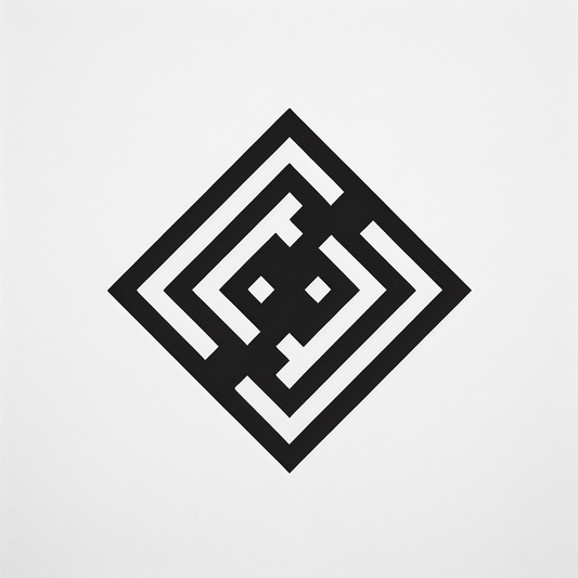 Interlocking Maze Pattern Logo