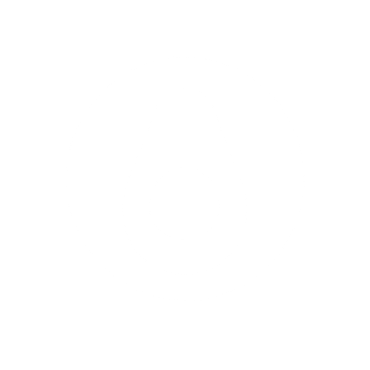 Avocado Pictogram Circle Logo #ffffff
