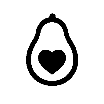 Avocado Heart Logo