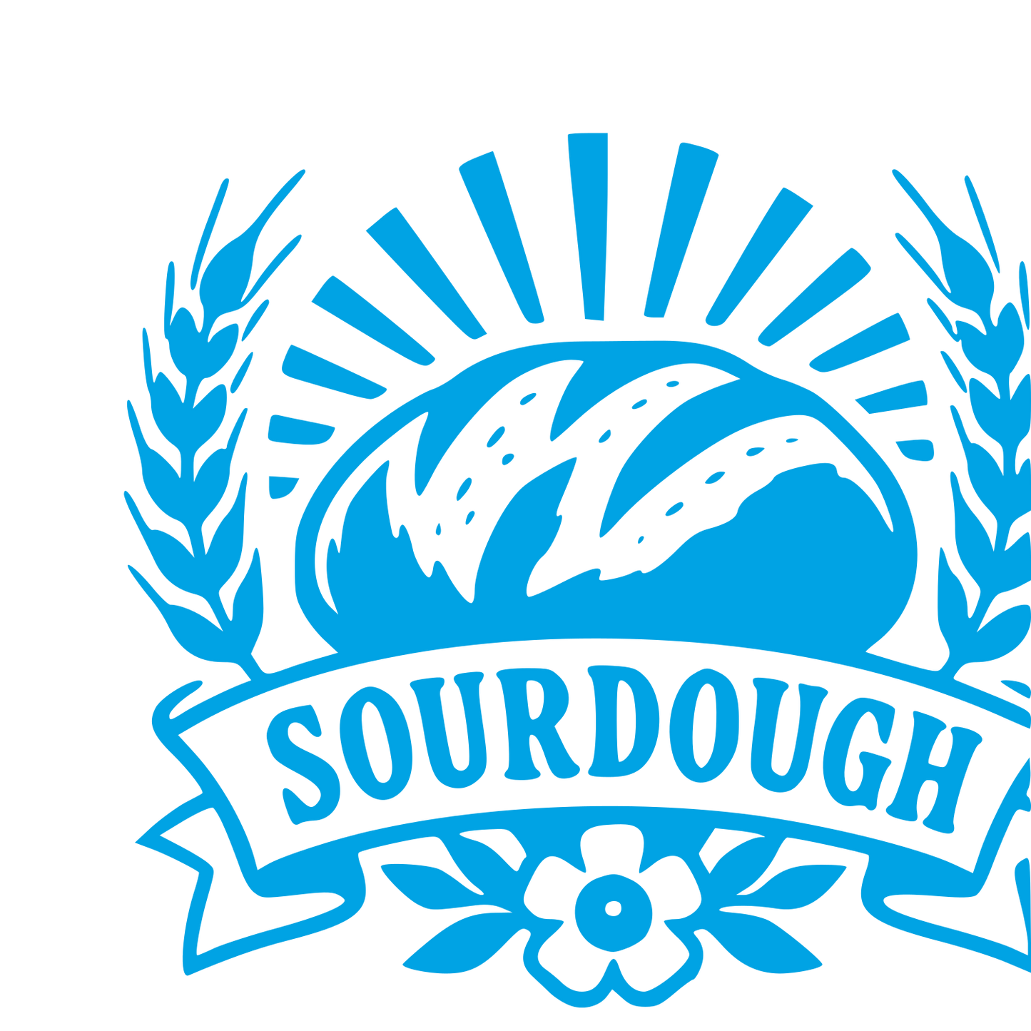 Sourdough Bread Tattoo Logo #00a3e4
