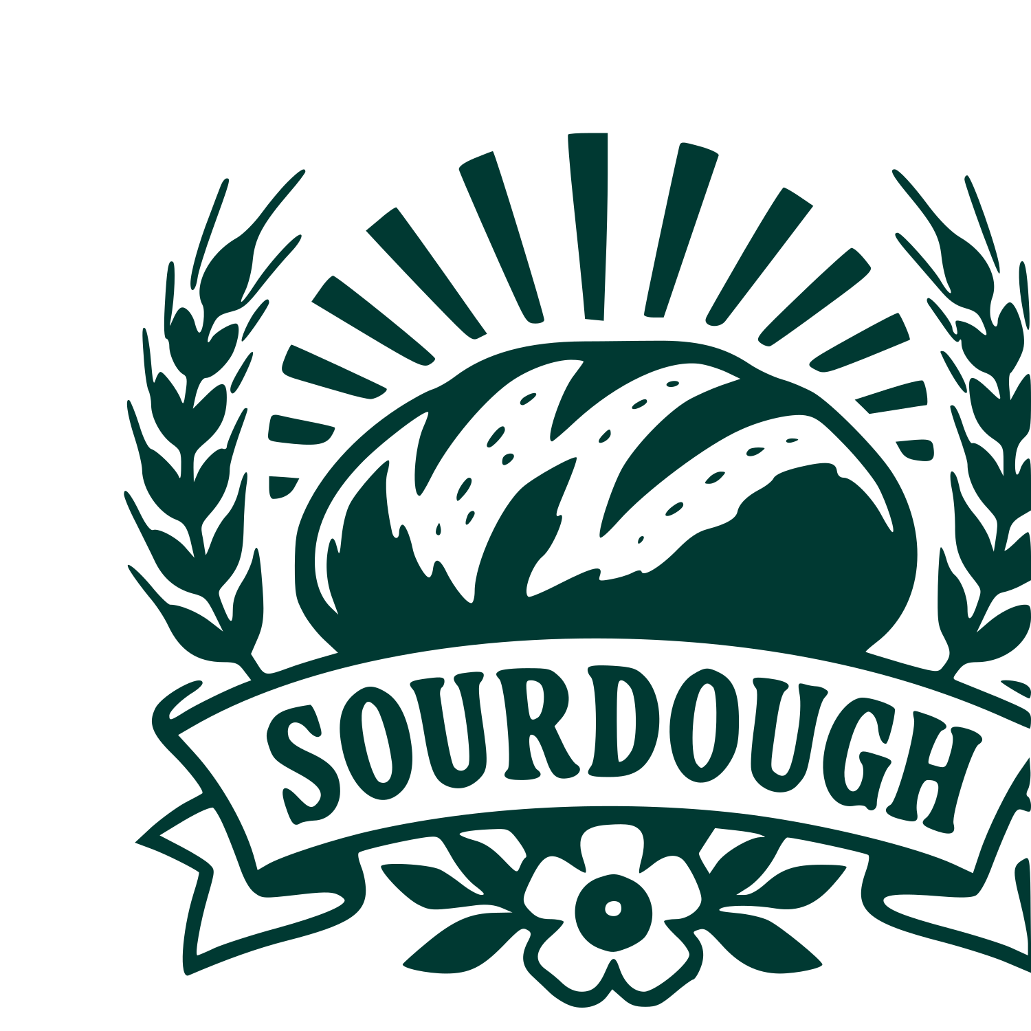 Sourdough Bread Tattoo Logo #003932