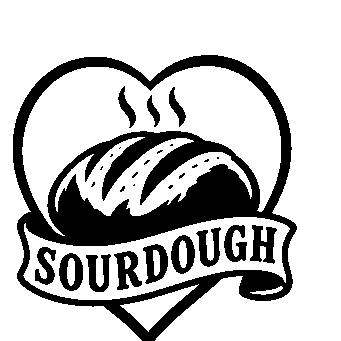 Sourdough Bread Heart Logo