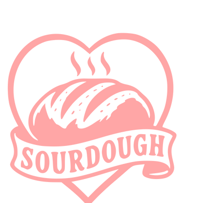 Sourdough Bread Heart Logo #ffa6a6