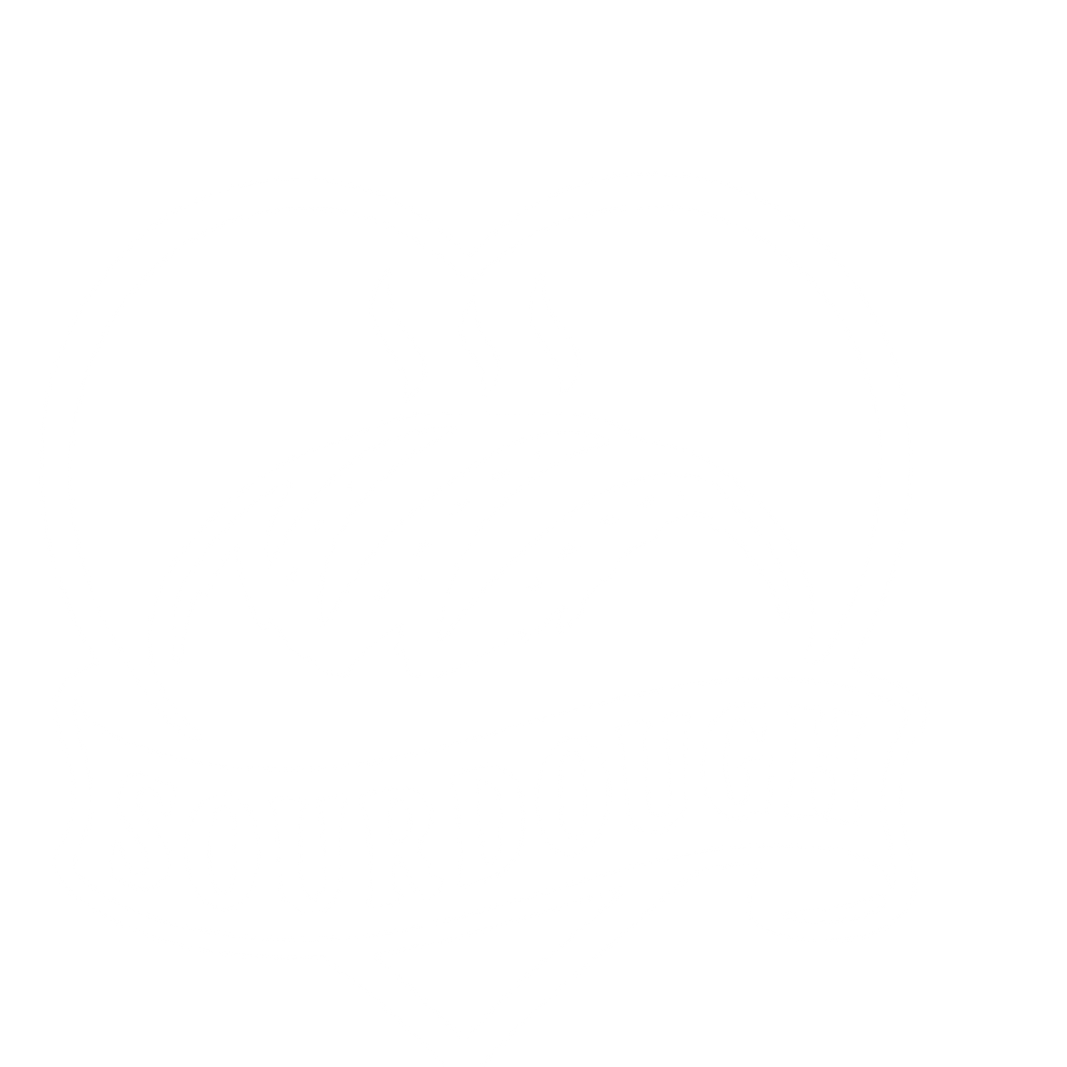 Sourdough Bread Heart Logo #ffffff