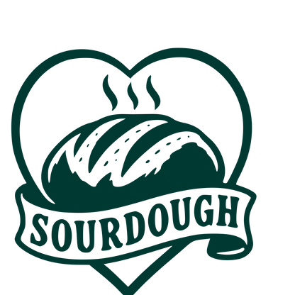 Sourdough Bread Heart Logo #003932