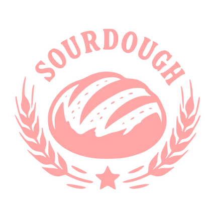 Sourdough Bread Emblem Logo #ffa6a6