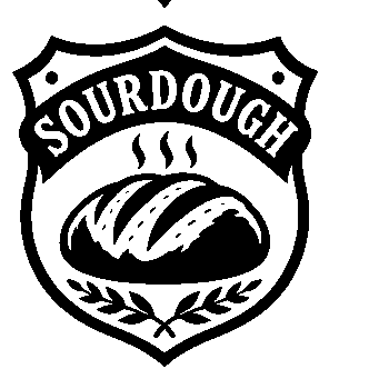 Sourdough Bread Badge Logo