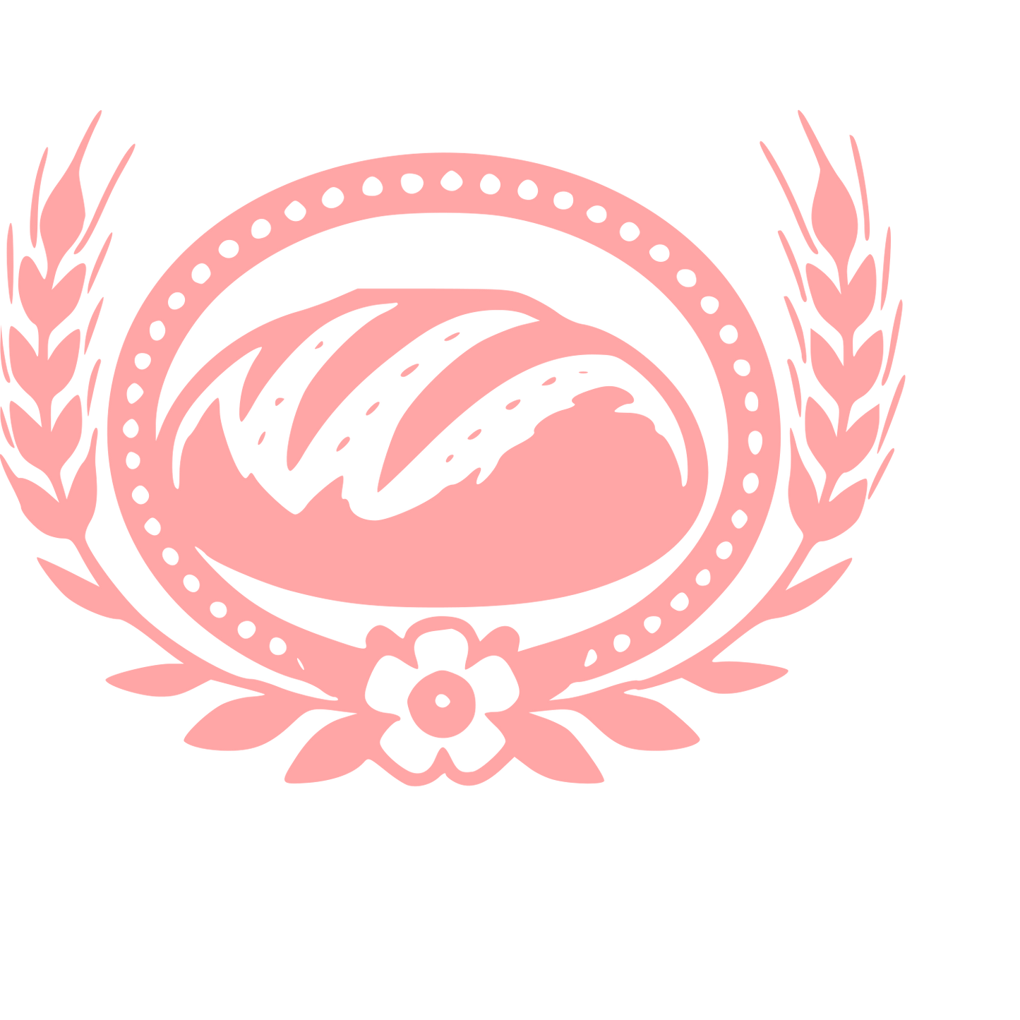 Sourdough Bread Bakery Logo #ffa6a6