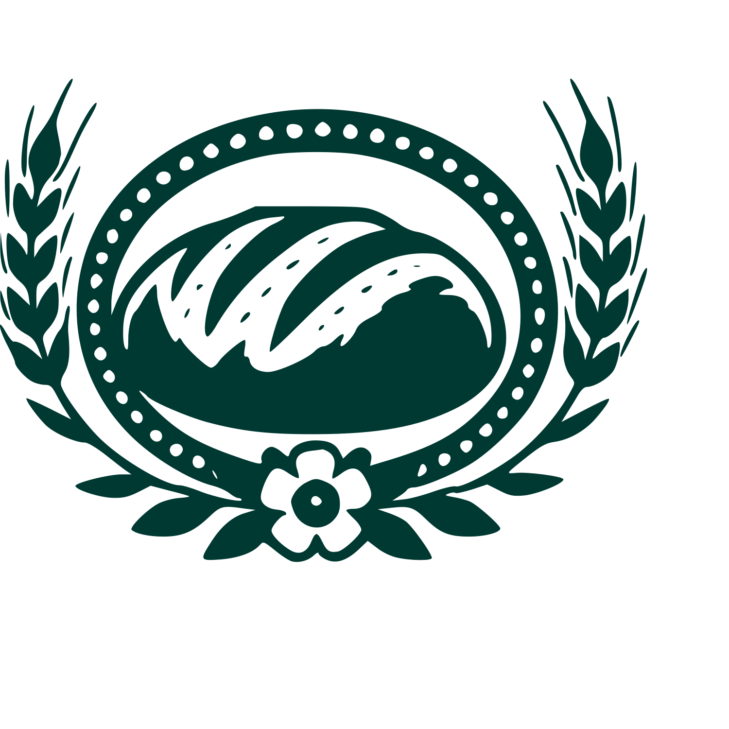 Sourdough Bread Bakery Logo #003932