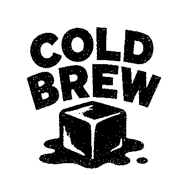 Cold Brew Ice Cube Logo