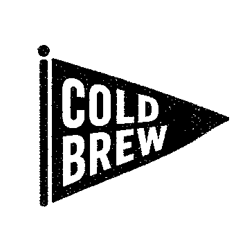 Cold Brew Pennant Flag Logo