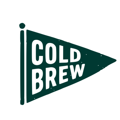 Cold Brew Pennant Flag Logo #003932