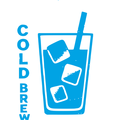 Cold Brew Glass Logo #00a3e4
