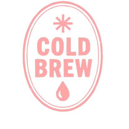 Cold Brew Coffee Drop Logo #ffa6a6