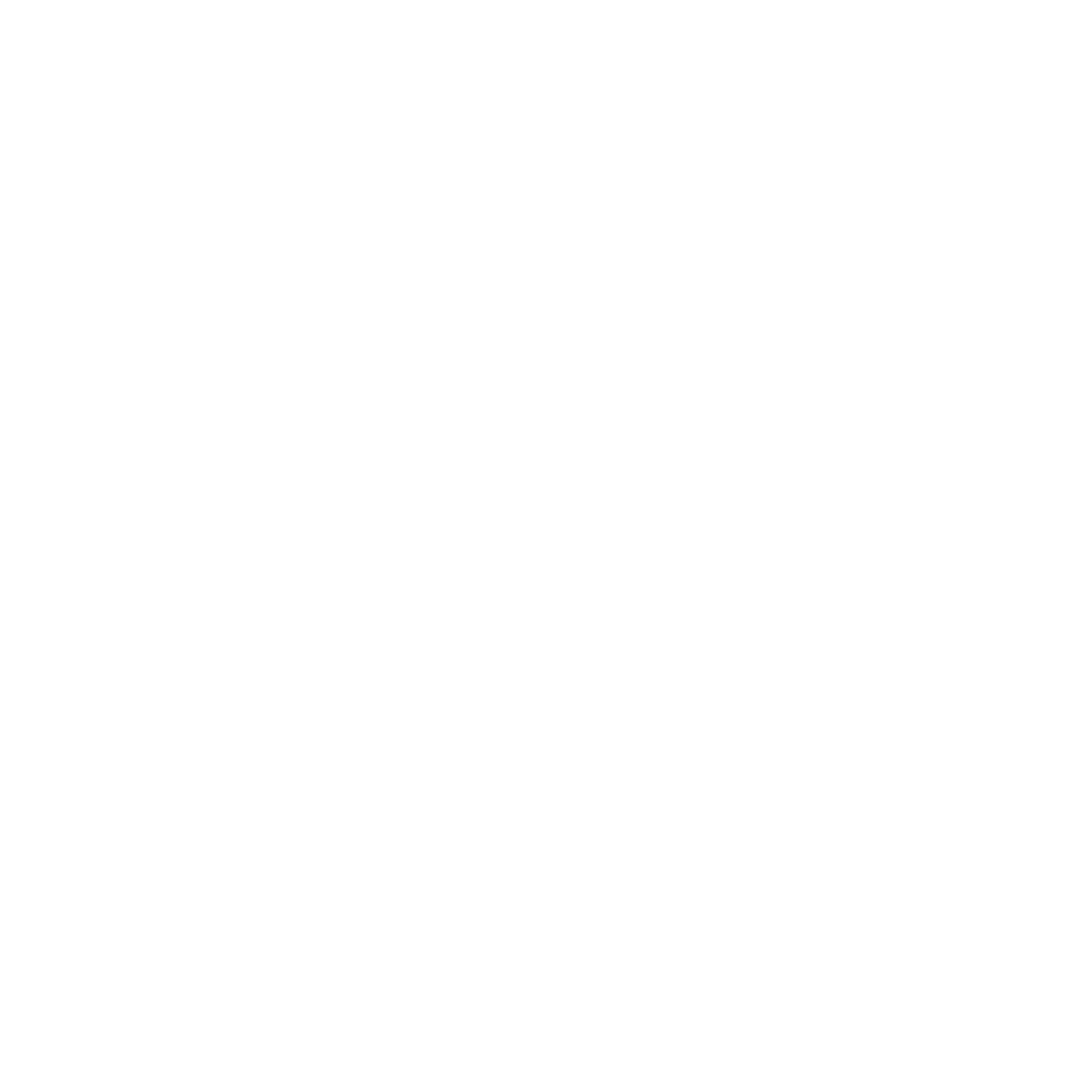 Cold Brew Coffee Drop Logo #ffffff
