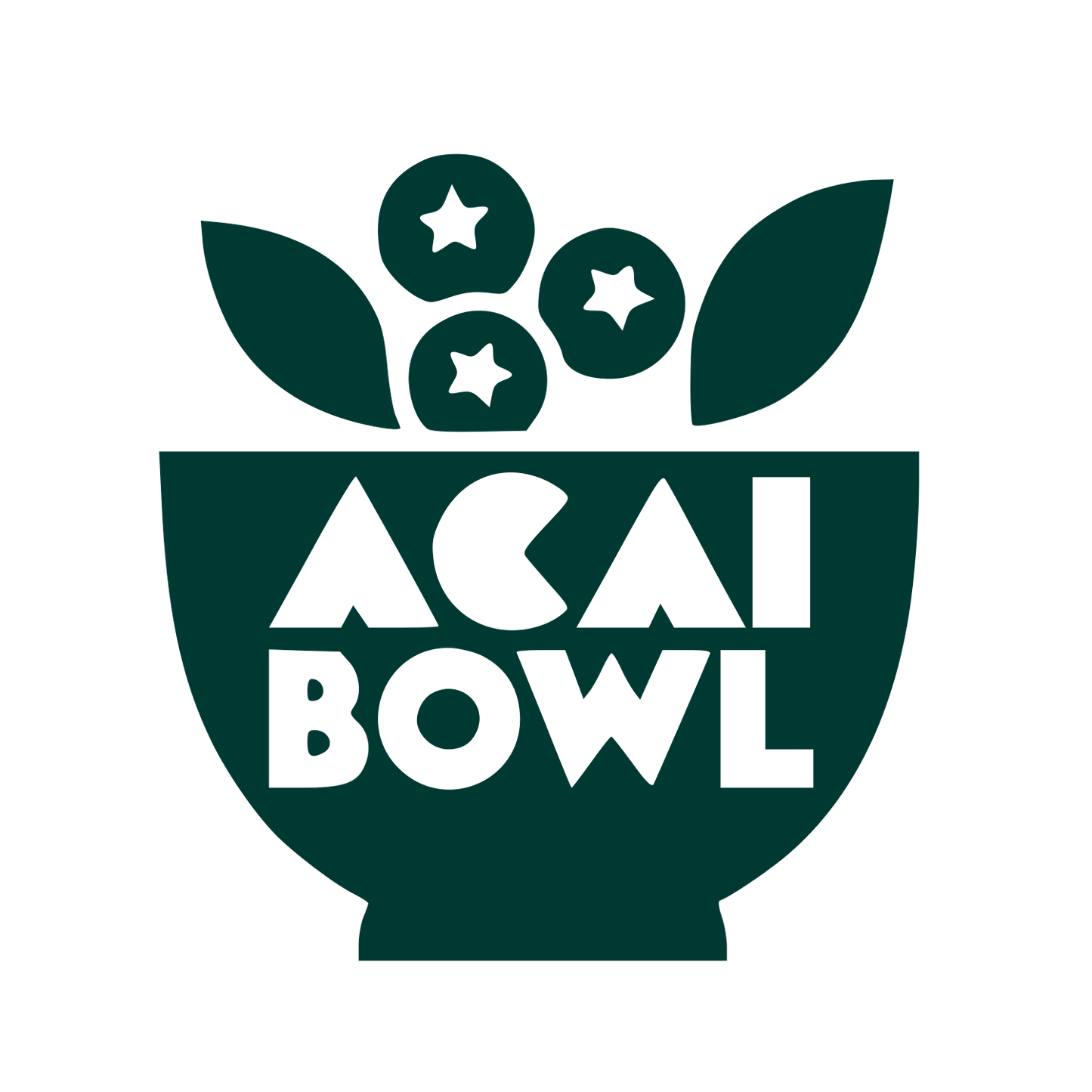 Acai Bowl Food Logo #003932