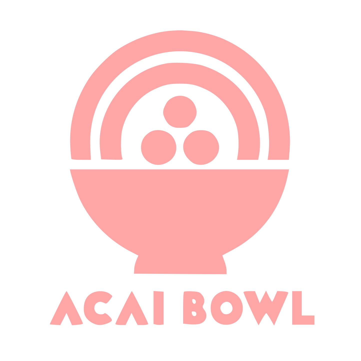 Acai Bowl Logo #ffa6a6