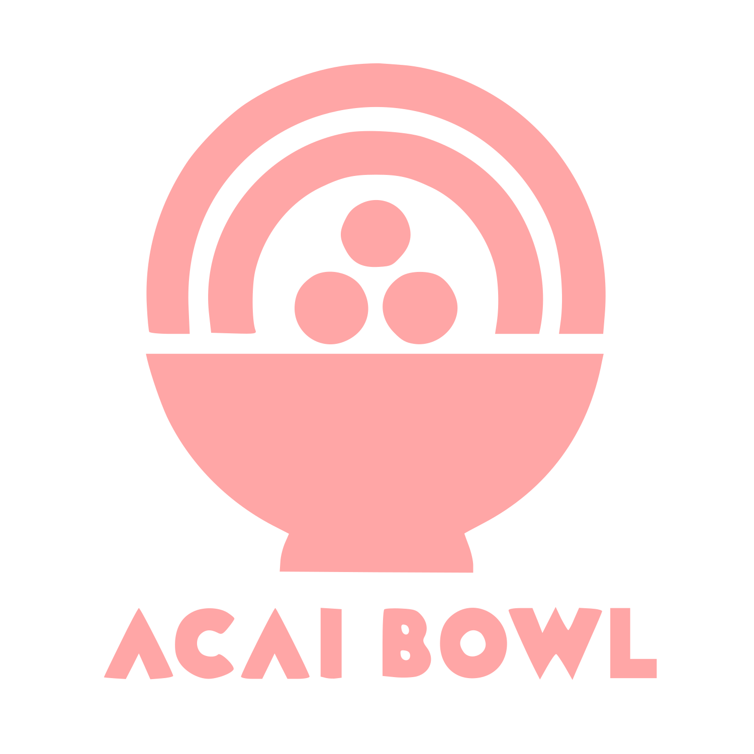 Acai Bowl Logo #ffa6a6