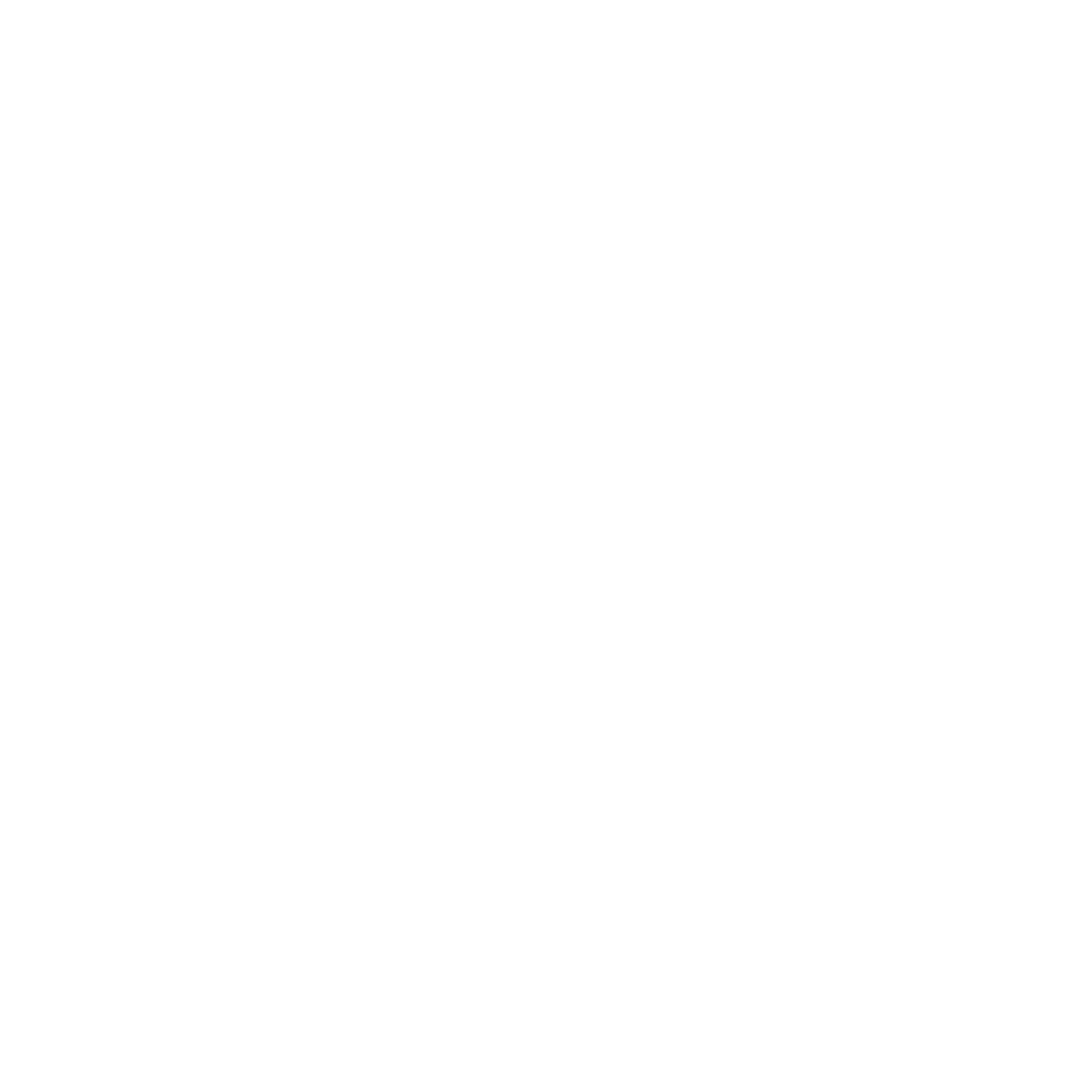 Acai Bowl Circle Badge Logo #ffffff