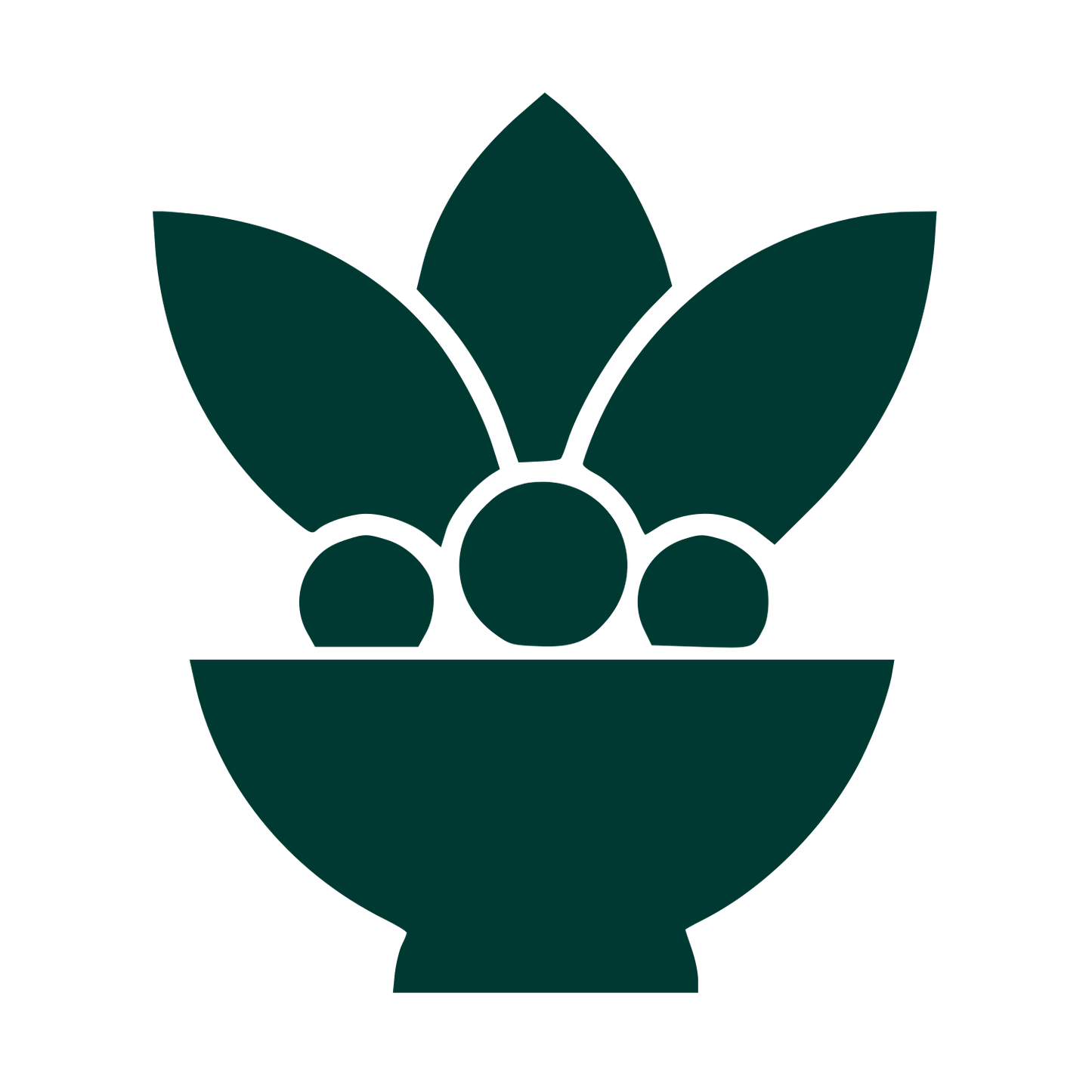 Acai Bowl Fruit Logo #003932