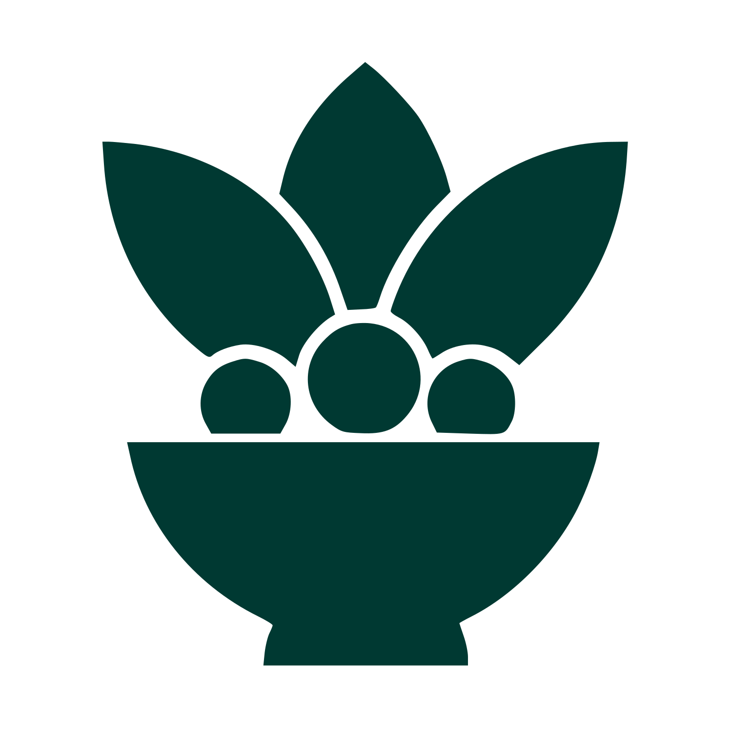 Acai Bowl Fruit Logo #003932