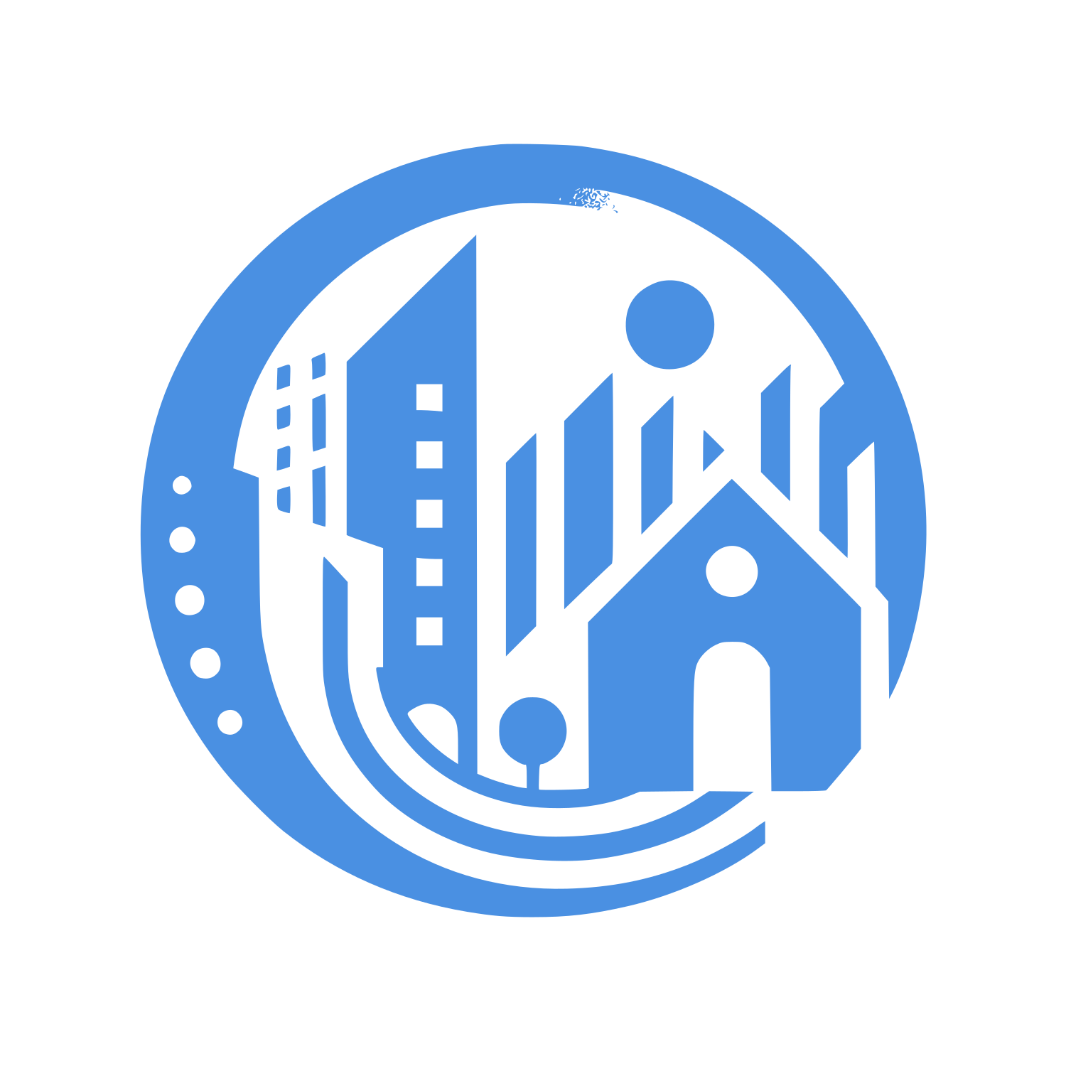 Urban Architecture Circle #4A90E2