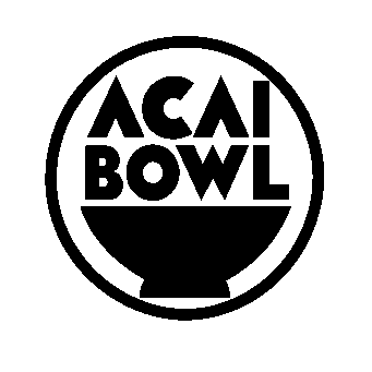 Acai Bowl Circle Logo