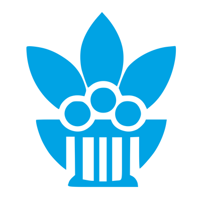 Acai Bowl Leaves Logo #00a3e4