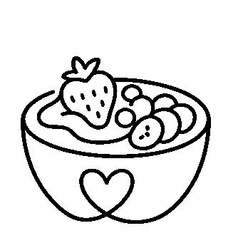 Monoline Smoothie Bowl Logo