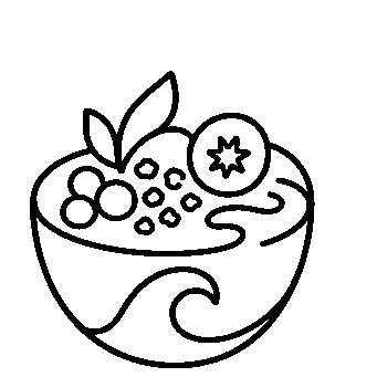 Monoline Smoothie Bowl Logo