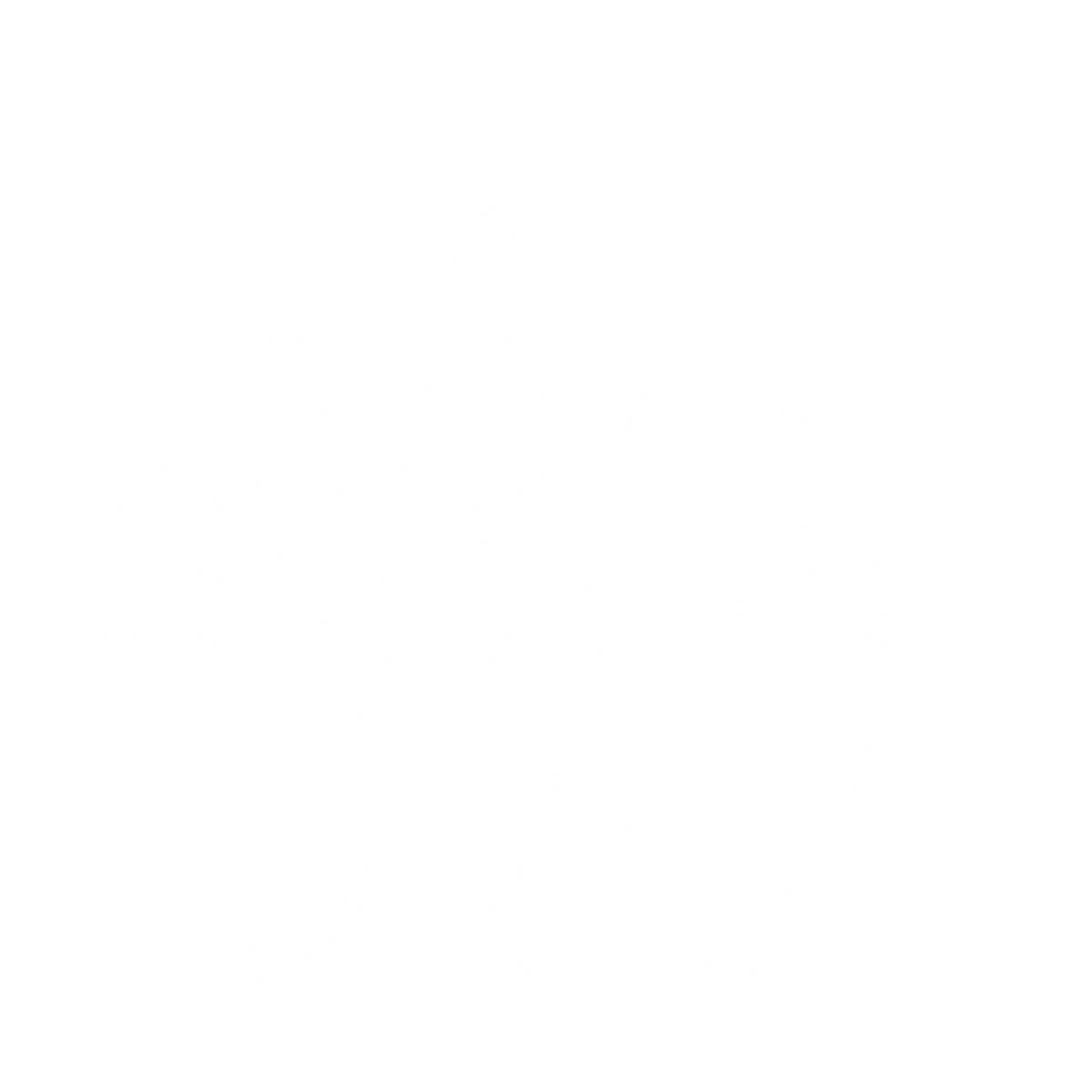 Monoline Smoothie Bowl Logo #ffffff