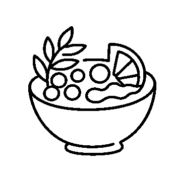 Monoline Smoothie Bowl Logo