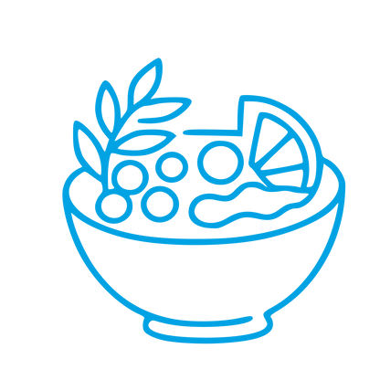 Monoline Smoothie Bowl Logo #00a3e4