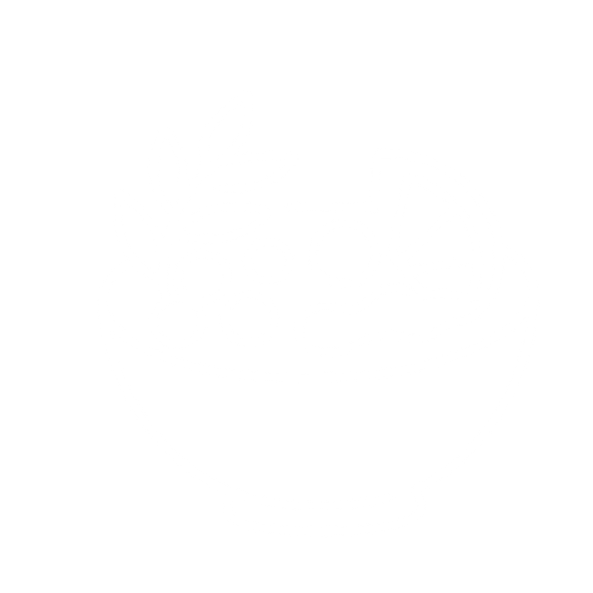 Monoline Smoothie Bowl Logo #ffffff
