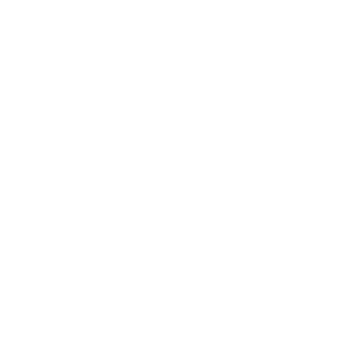 Smoothie Bowl Mountain Logo #ffffff