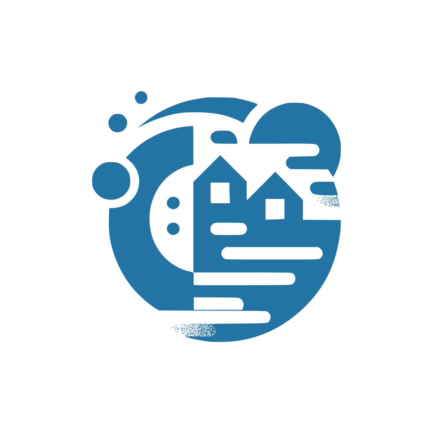 House Circular Logo #2274A5