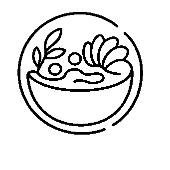 Monoline Smoothie Bowl Logo
