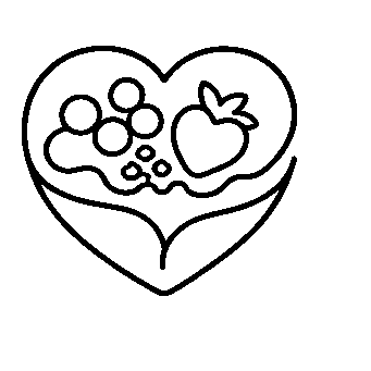 Smoothie Bowl Heart Logo