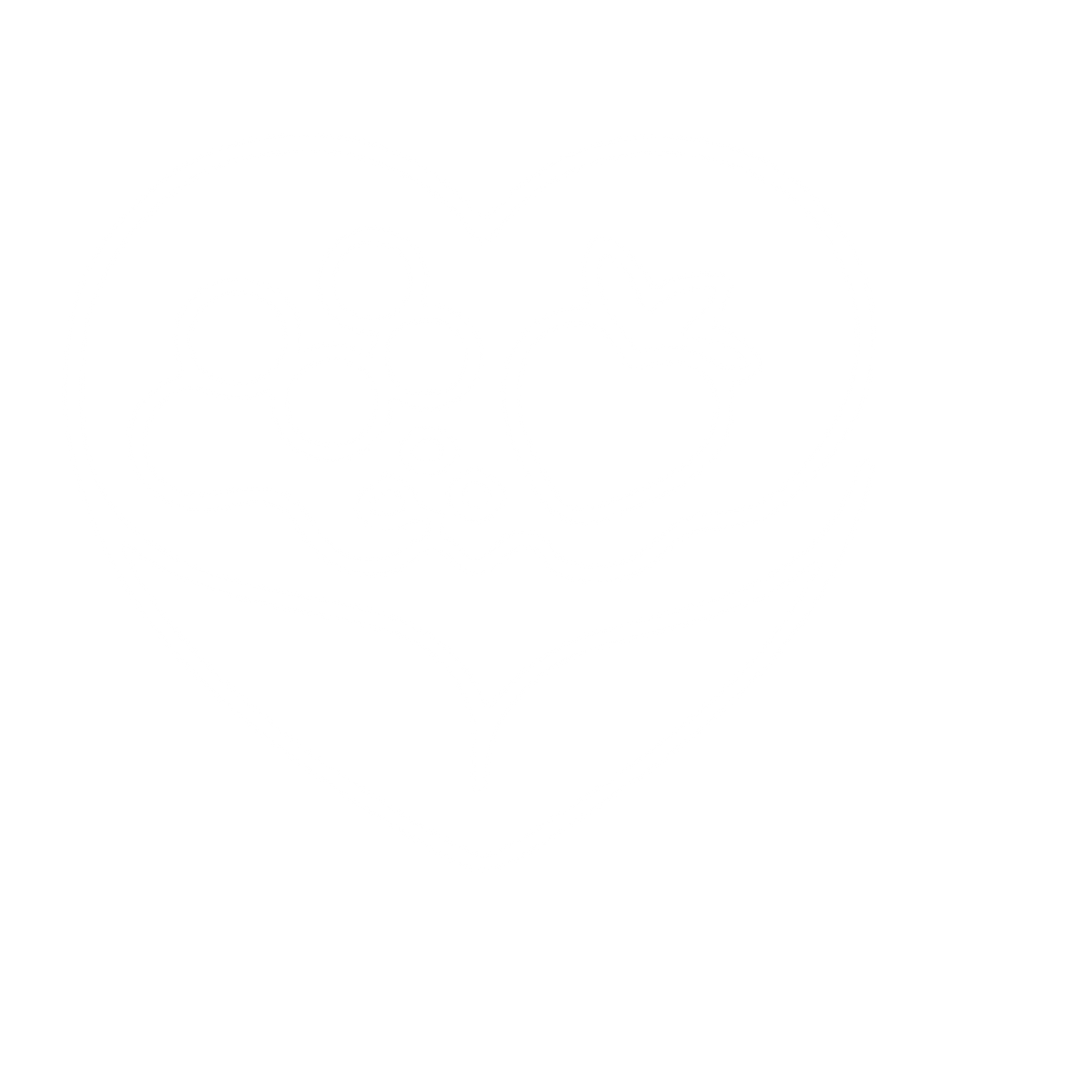 Smoothie Bowl Heart Logo #ffffff