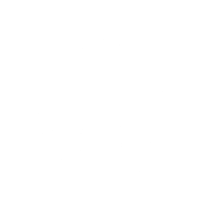 Kombucha Bottle Negative Space Logo #ffffff
