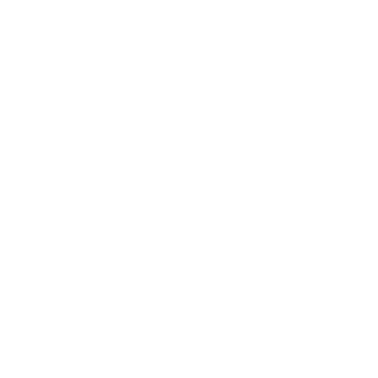 Kombucha Bottle Negative Space Logo #ffffff